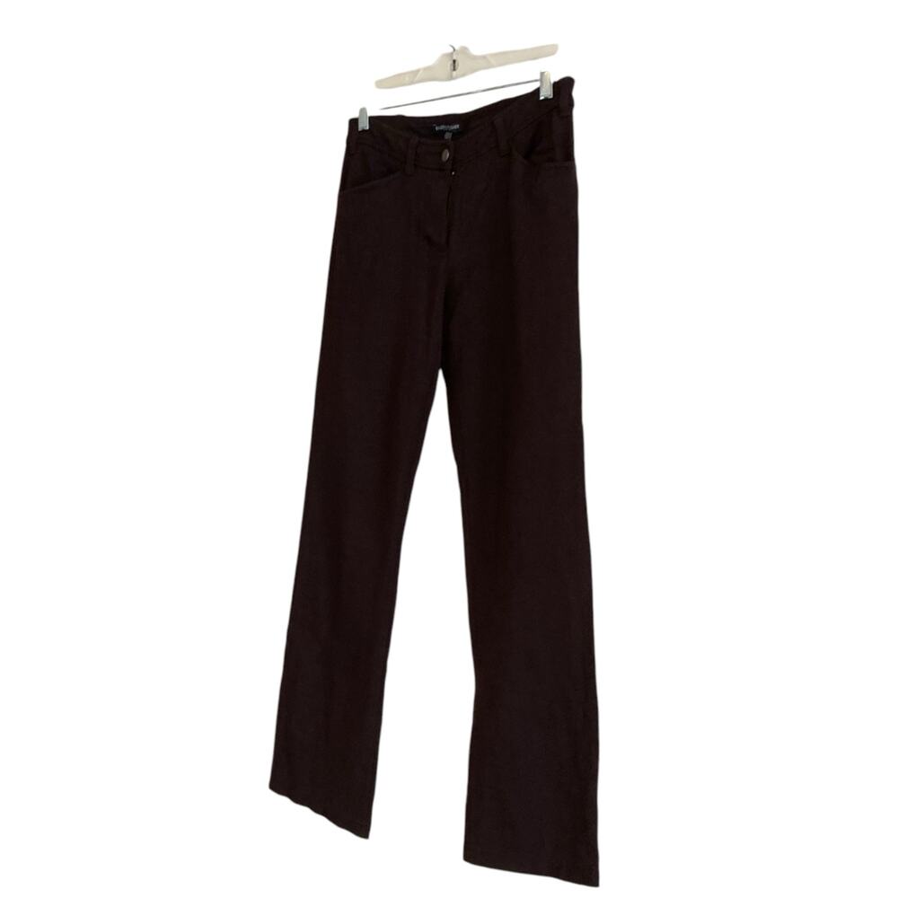 Eileen Fisher Maroon Bootcut Pants Womens Sz 28 Stretch Mid Rise Business Comfy - Picture 16 of 16